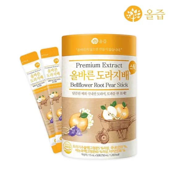 올바른 도라지 배스틱 50포 1박스 10,010원 무배