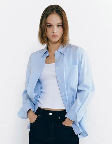 봄 포플린 셔츠 25,000원 무배(최소19,460원)