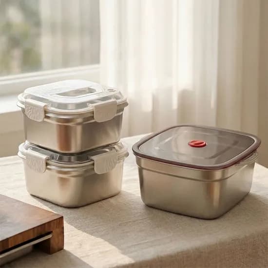 풀블랭크 멀티킵 올인원 스텐밀폐용기 1800ml + 2300ml 2종 10,900원