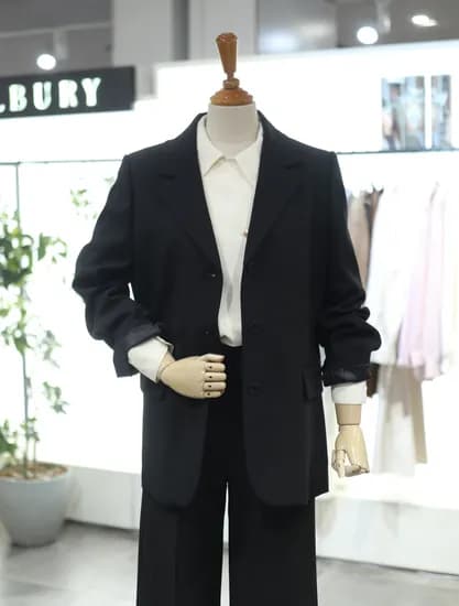 틸버리 싱글 쓰리버튼 브레스트재킷