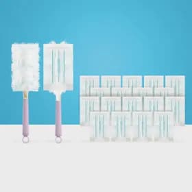 정전기 청소 먼지털이 리필 20개+스틱 2개 4,820원