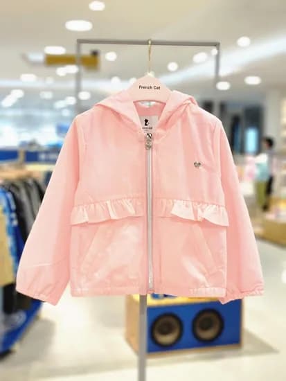 패션타운/ 프렌치캣 봄부터 여름까지!! 공주취향~ 프릴 점퍼바람막이 63,850원 무배