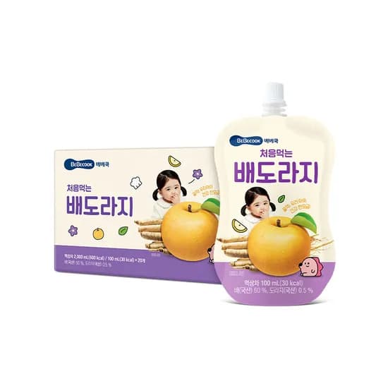 베베쿡 배도라지 80팩+보리차20팩 57,840원(팩당578원)