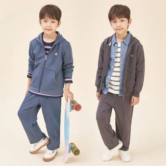 빈폴키즈 25FW 후드 집업 긴바지 2PCS 상하 세트 2종 택1