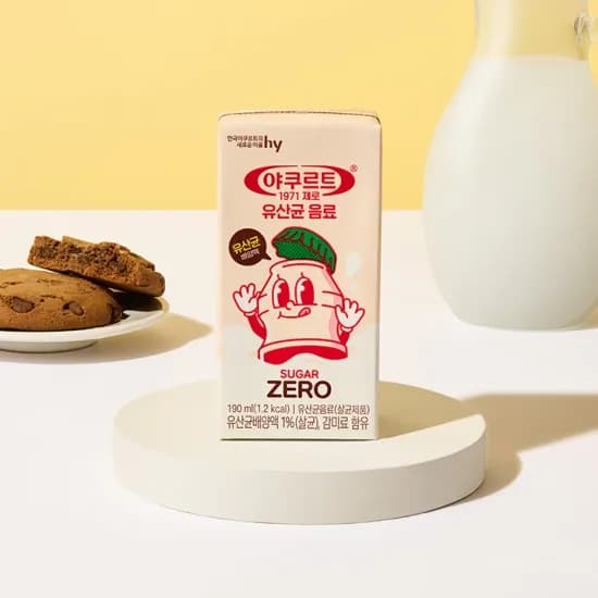 에치와이 멸균 야쿠르트 1971 제로 1BOX(24개입) 무배 5258원