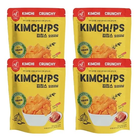 더다믐 김칩스 4봉 오리지널2봉+매운맛2봉 10,900원