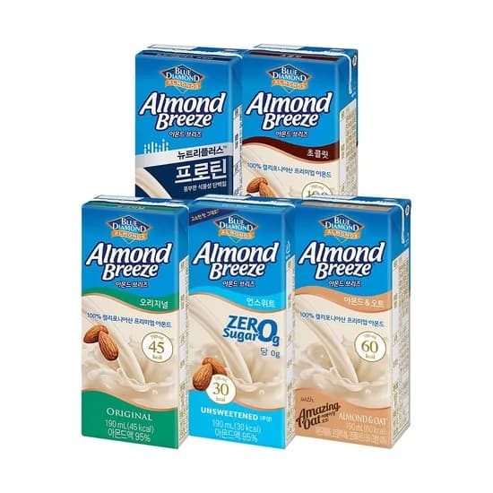 아몬드브리즈 5종 오리지널/언스위트/프로틴 190ml 24개입 12,970원