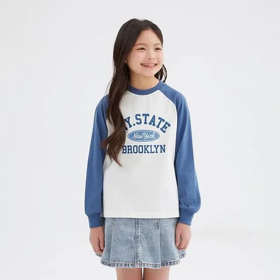 스파오키즈 캠퍼스 래글런 긴팔티 카드 15320원 무배