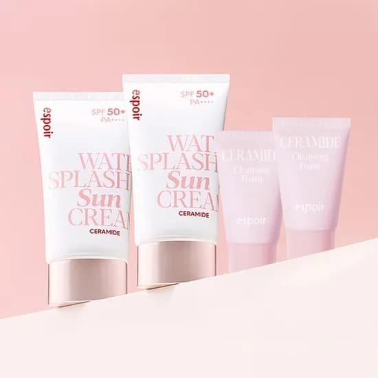 에스쁘아 워터 스플래쉬 선크림 세라마이드 60ml 2개