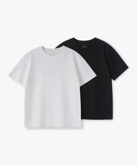 키즈 릴렉스드 크루 넥 티셔츠 2장 19,460원