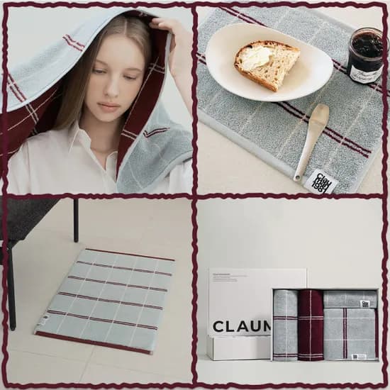 홈 기프트세트 세면 2p 핸드 1p 매트 1p