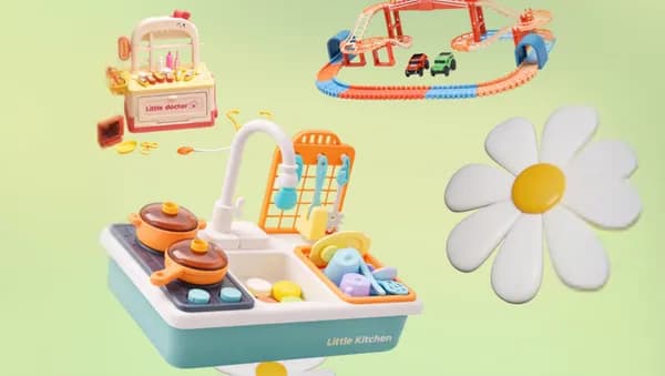 모던하우스 리틀키친 물 나오는 싱크대놀이+2단 선반 세트 26,850원