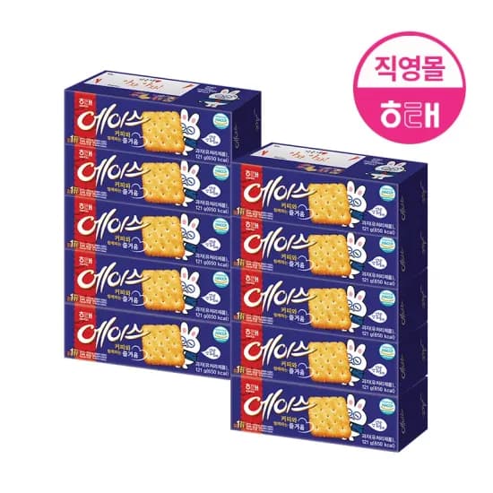 해태제과 에이스 121g ,총10개 무배 10567원