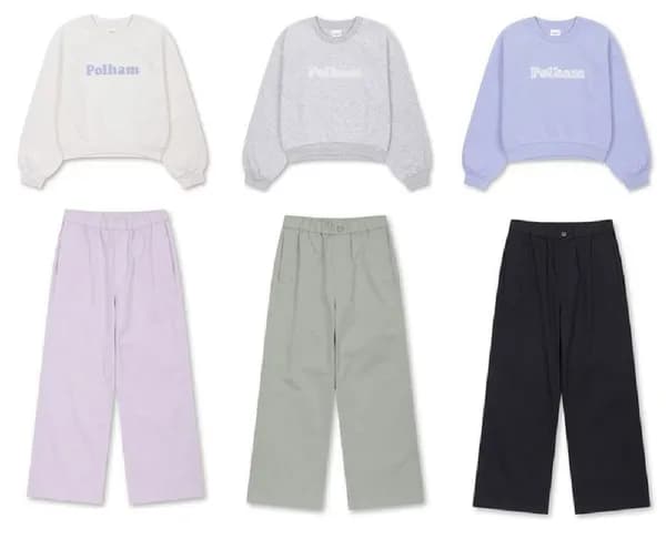 폴햄키즈 맨투맨 / 와이드핏팬츠 10,730원 3만무배