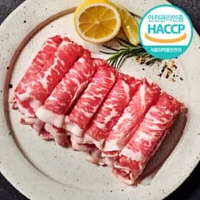 누리푸드 청정우 차돌박이 250g X 6팩 (총 1.5kg) 24150원