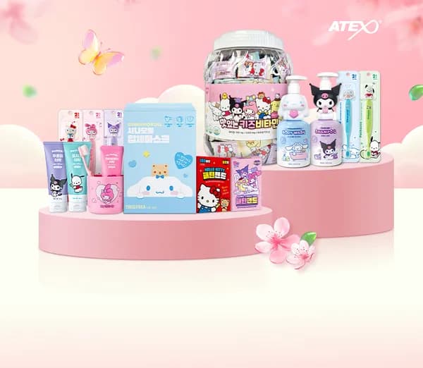 아텍스공식몰 산리오 유아칫솔 5종 2세트 5,900원