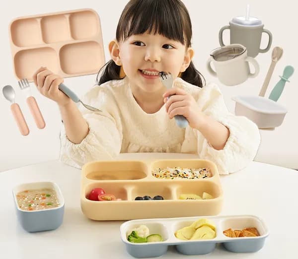 에디슨 이지그립스푼포크 + 5구 흡착식판 세트37,900원 무배