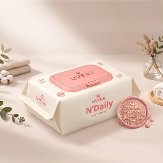 리벤스 엔데일리 엠보싱 아기물티슈 100매 10팩 7900원