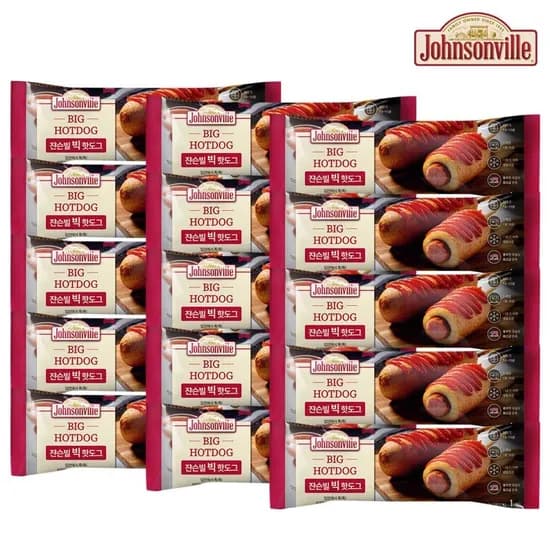 쟌슨빌 쟌슨빌 빅 핫도그 115g 15팩 카페 23,400원