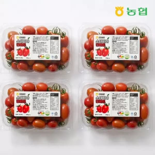스테비아 방울토마토 500g 4팩 14320원