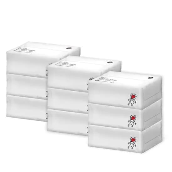 한예지 키스해링 뽑아쓰는 키친타올 100매 9팩 무배 5045원