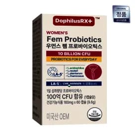 도피러스RX 우먼스 펨 프로바이오틱스 100억 60캡슐 28,280원