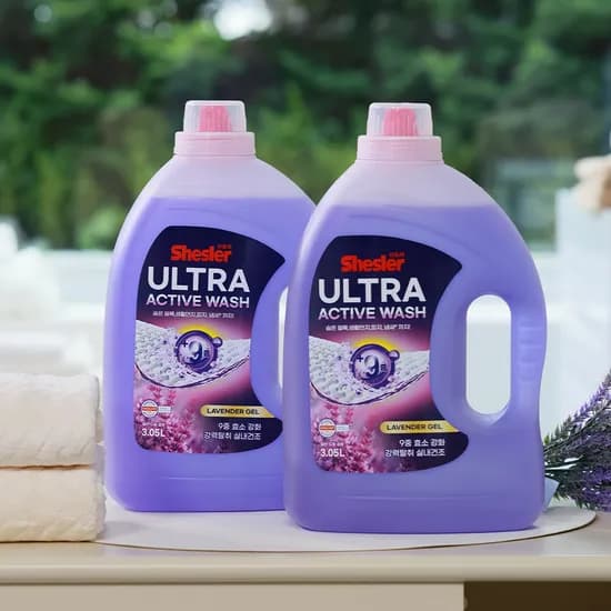 울트라 액티브 워시 라벤터 세탁세제 3.05L 2개입 9,900원
