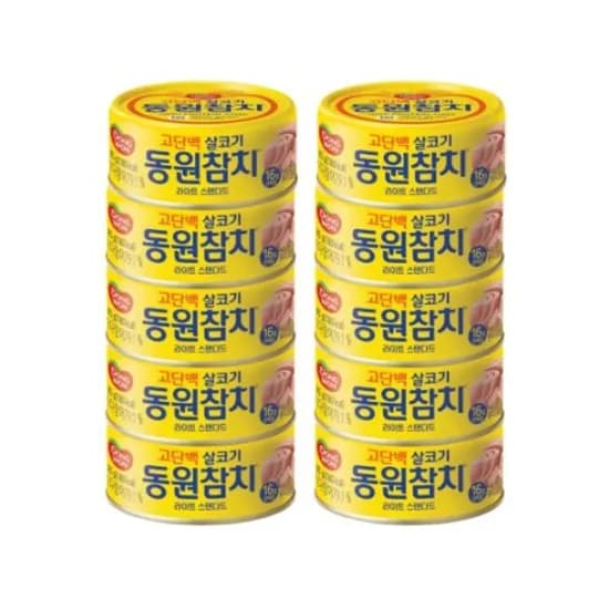 동원 라이트스탠다드 참치 85g 30캔 36,510원