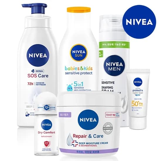 니베아 선세럼 90ml 2개 + 데오드란트 컴포트 25ml 증정 최종가 14,960원 무배