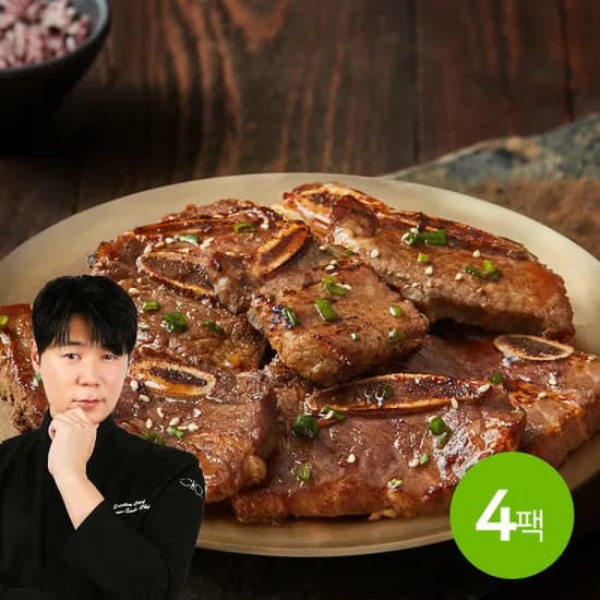 프레시지 한입 LA 갈비 450g x4팩 1.8kg 49,290원 무배