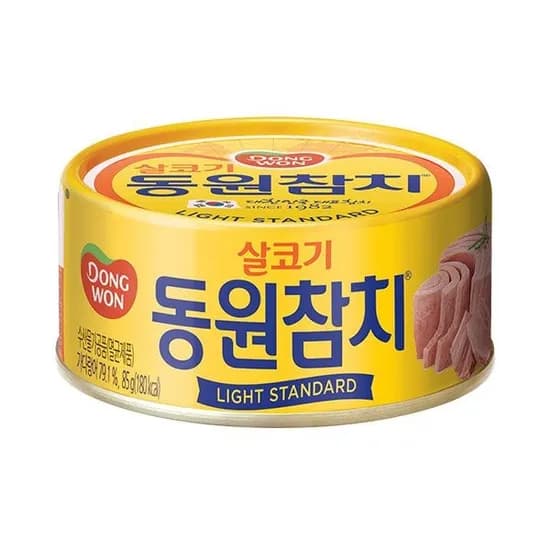 동원 라이트 스탠다드 참치 85g x 12캔 17,510원