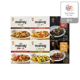 청정원 3분 카레여왕/짜장 7종 10개 골라담기 19,910원