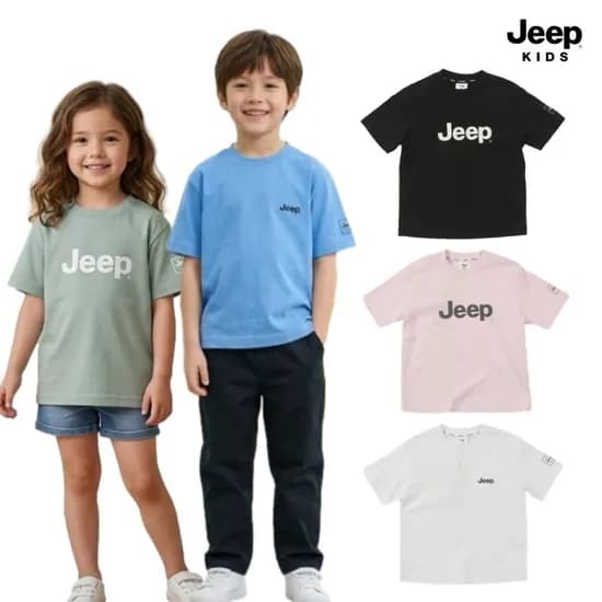 지프 키즈 스몰로고 반팔티 10종 택1