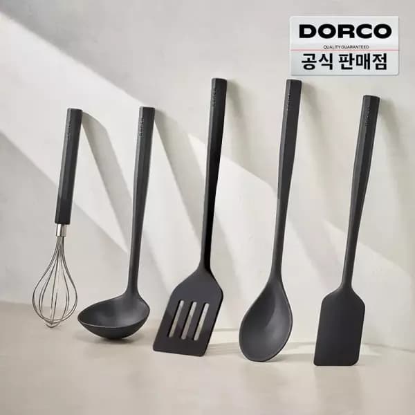 도루코 헤리콘 실리콘 키친툴 5종세트