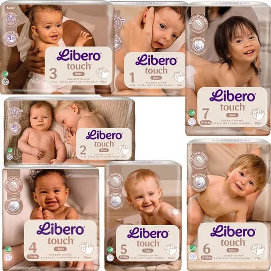 리베로 기저귀 터치 밴드형 1~7단계 30매4팩(5단계) 51800원