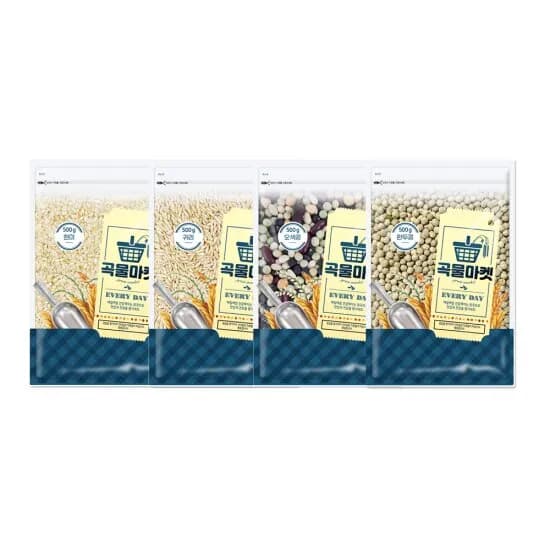 잡곡 500g 6종 골라담기 1,990원 무배