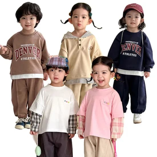 덴버 아동 봄옷 상하세트