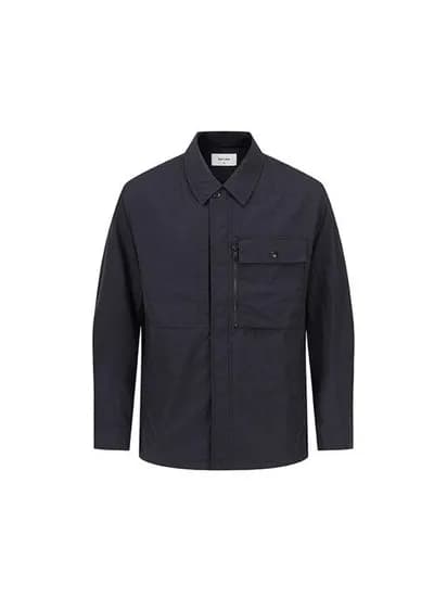 에디션 남성 카라형 집업 점퍼