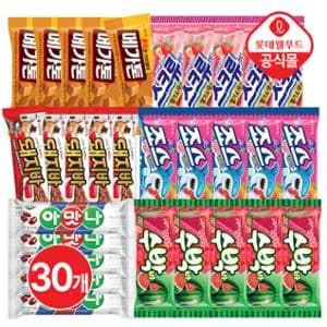 433원 돼지바,메가톤 등등 아이스바 30개 12,990원
