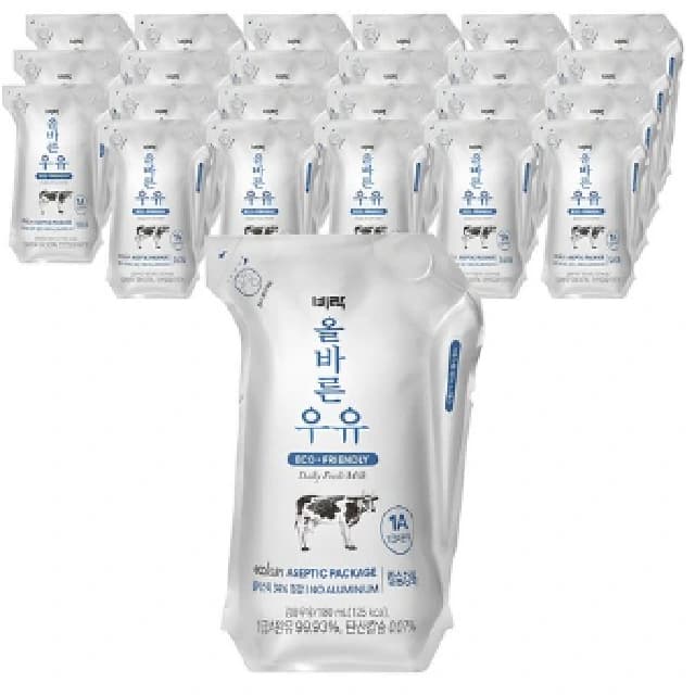 품절 떠리몰 비락 올바른 우유 180ml x 24개입 무료배송 10900원 26.04.16.
