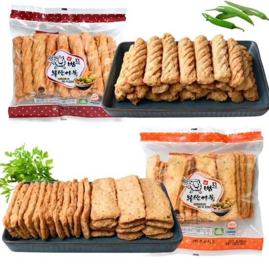 청량고추 매콤 꽈배기 회오리 봉어묵 1봉+ 야채 맛짱이 1봉 (총1.35kg) 10,460원