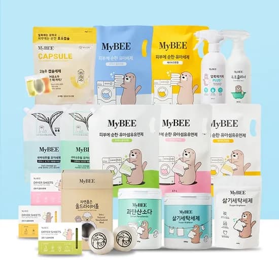 마이비 베이비코튼향 캡슐세제 초핫딜 30개입 3팩 23,900원+3만이상 유연제 체험팩