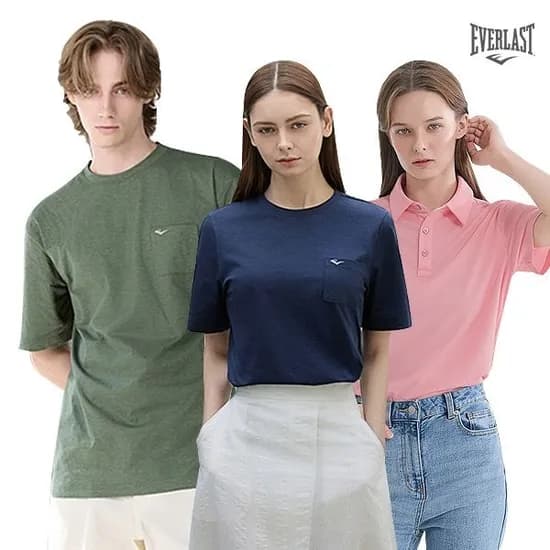 에버라스트 남녀 PK티셔츠 소로나 반팔티 10,900원
