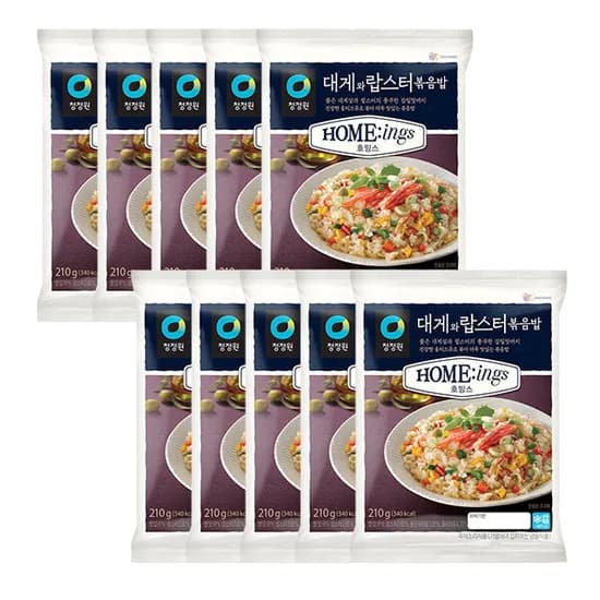 옥션 호밍스 대게와 랍스터볶음밥 10개 16740