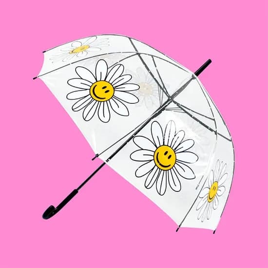 품절 위글위글 스마일 플라워 비닐우산 재입고 8000원 베이비바우처