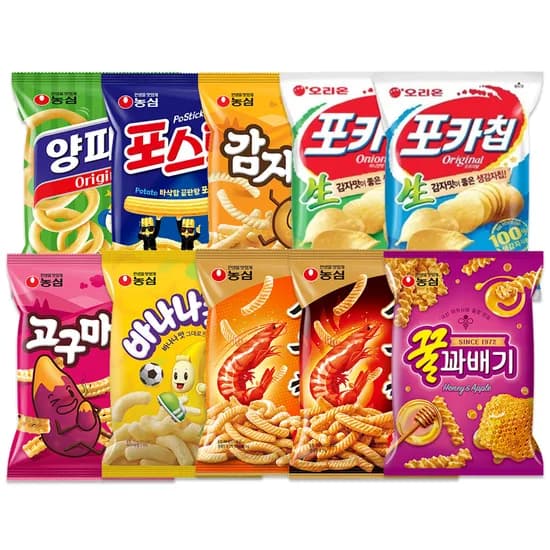 농심인기스낵 10종 세트 1호 13,900원