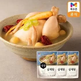 목우촌 생생 삼계탕 1kg 3개