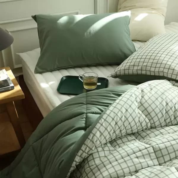 코지체크 60수 아사 순면 차렵이불 32,720원~