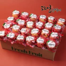 세척사과 껍찔째먹는 사과 가정용 4.5kg / 24과내외 24,900원