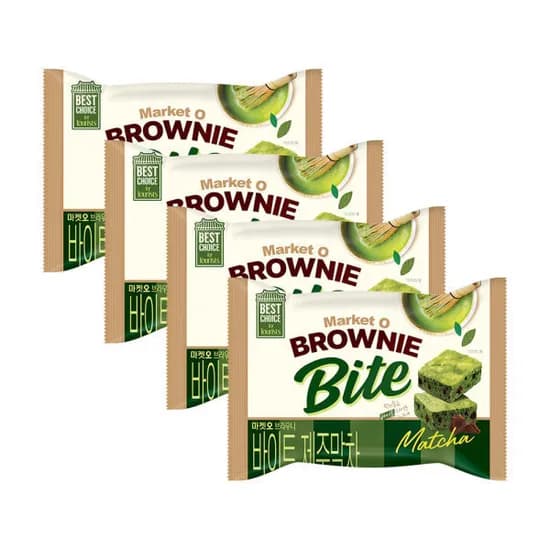 오리온 마켓오 브라우니 말차 바이트 240g x 4개 무배 13580원